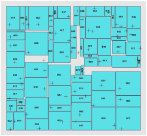 automatic mask layout with best area