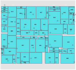 automatic mask layout with best area